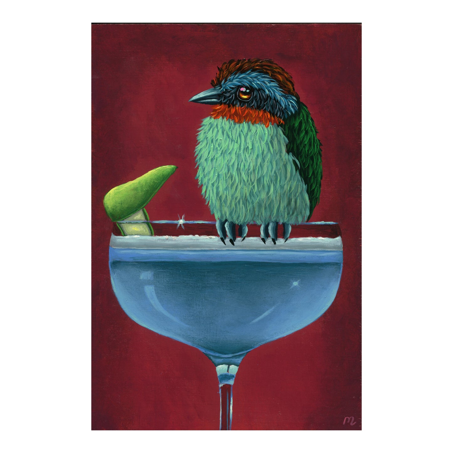 ORIGINAL-"Blue Cocktail (Tody)